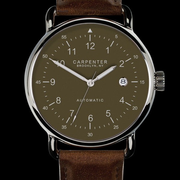 希少　carpenter ガンマA-movement, Tuned by KLL Super Rare Working Chromatic Brand 17 Jewel Calendar Watch